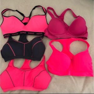 Multiple sports bras size medium 5 total